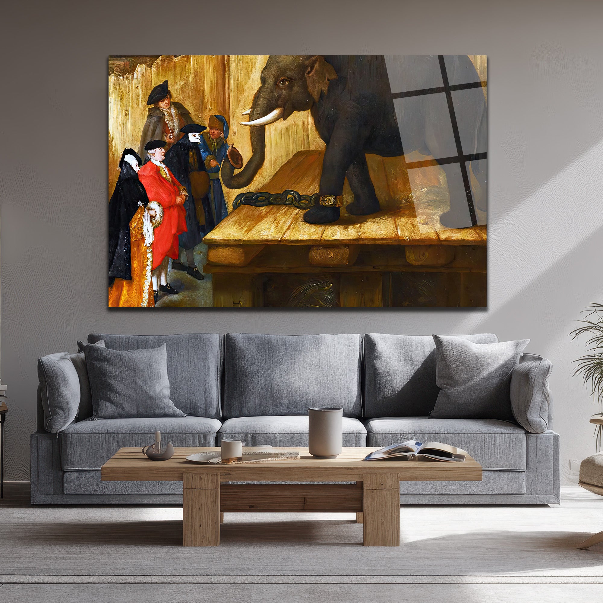 Dev Filin Gözlemi: Klasik Sanat Cam Tablo