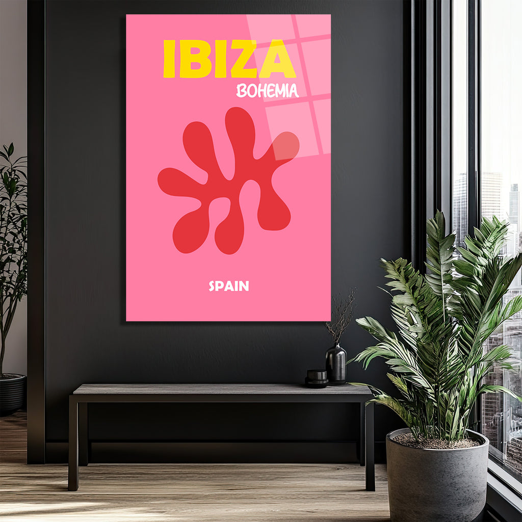 Ibiza Bohemia Enerjili Modern Cam Tablo