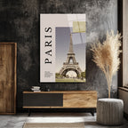 Paris Eyfel Kulesi Seyahat Temalı Modern Cam Tablo