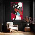 Caz Festivali New York 1983 Cam Tablo - Ritmik Sanat