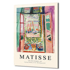 Matisse Açık Pencere Cam Tablo - Fauvist Sanatın Canlı Dokunuşu
