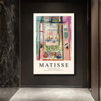 Matisse Açık Pencere Cam Tablo - Fauvist Sanatın Canlı Dokunuşu