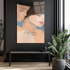 Easy Come Easy Go Modern Soyut Cam Tablo