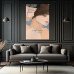 Easy Come Easy Go Modern Soyut Cam Tablo