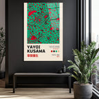 Yayoi Kusama Sonsuzluk Noktaları Cam Tablo | Modern Sanat Duvar Dekoru