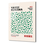 Yayoi Kusama Tokyo 1984 Puantiye Desenli Modern Cam Tablo