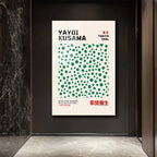 Yayoi Kusama Tokyo 1984 Puantiye Desenli Modern Cam Tablo