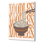 Noodles Desenli Modern Mutfak Cam Tablo