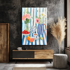Canlı Renklerle Ferah Still Life Cam Tablo