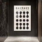 Bauhaus Ausstellung 1919 Modern Sanat Cam Tablo