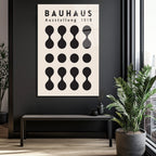 Bauhaus Ausstellung 1919 Modern Sanat Cam Tablo