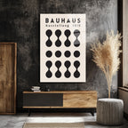 Bauhaus Ausstellung 1919 Modern Sanat Cam Tablo