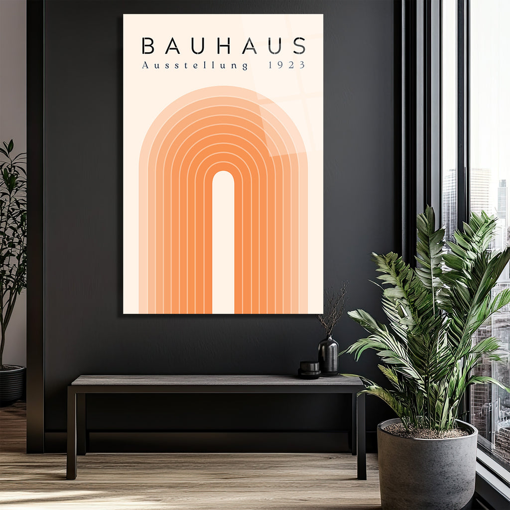 Bauhaus Ausstellung 1923 Minimalist Sanat Cam Tablo