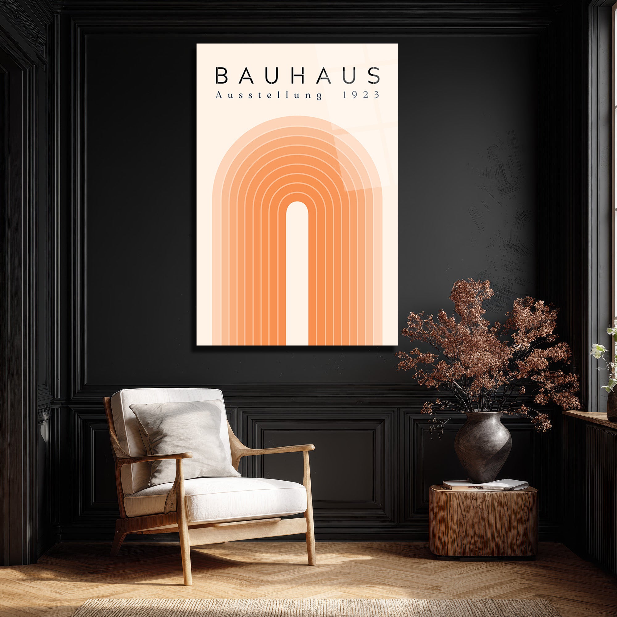 Bauhaus Ausstellung 1923 Minimalist Sanat Cam Tablo