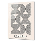 Bauhaus Minimalist Geometrik Sanat Cam Tablo