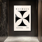 Bauhaus 1919 Sergisi Modern Estetik Cam Tablo