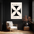 Bauhaus 1919 Sergisi Modern Estetik Cam Tablo