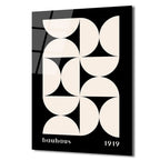 Bauhaus 1919 Minimalist Cam Tablo: Modern Sanatın Zamansız Dokunuşu
