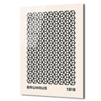 Bauhaus Geometrik Küpler Cam Tablo - Minimalist Sanat Dekorasyonu