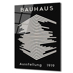 Bauhaus Mimari Tasarım Cam Tablo | Modern Duvar Dekoru