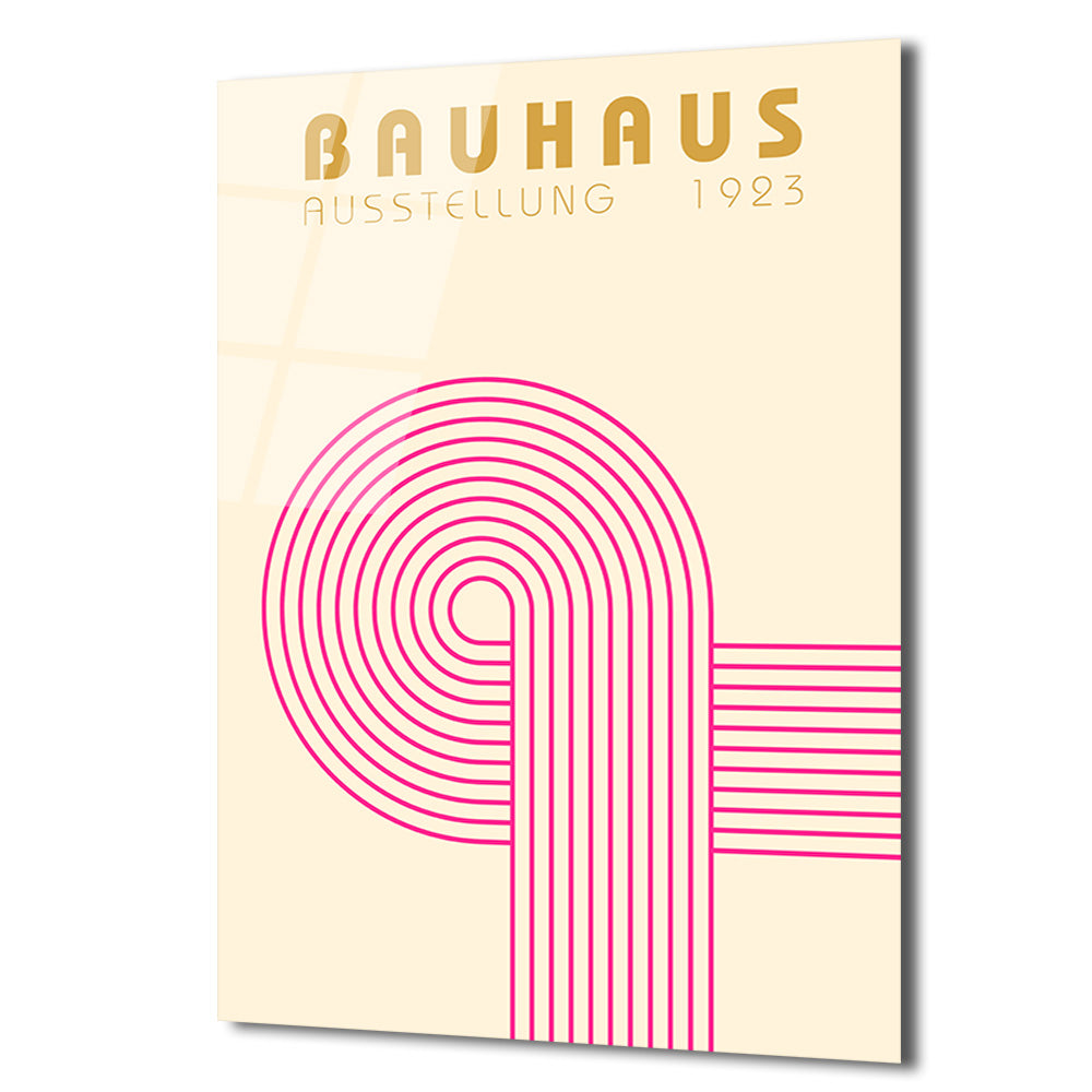 Bauhaus Ausstellung 1923 Modern Sanat Cam Tablo
