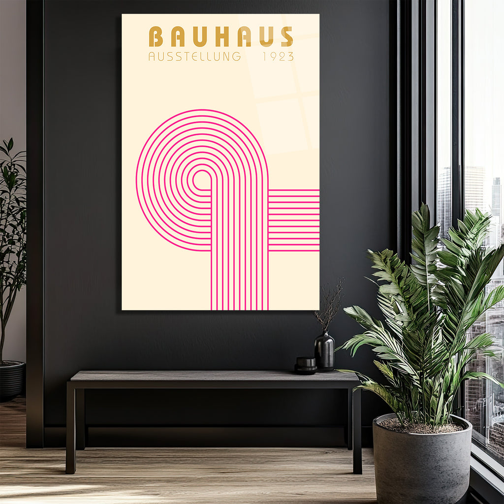 Bauhaus Ausstellung 1923 Modern Sanat Cam Tablo