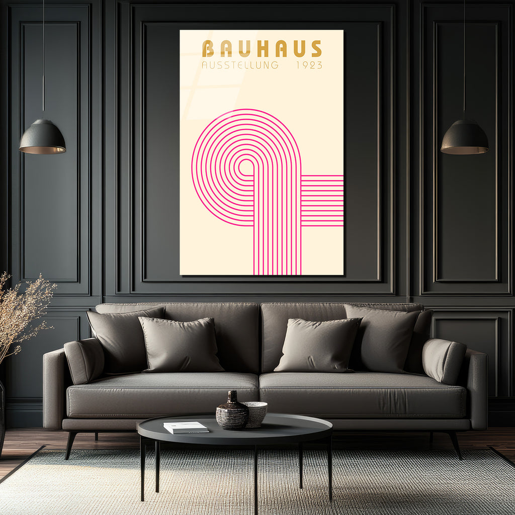 Bauhaus Ausstellung 1923 Modern Sanat Cam Tablo