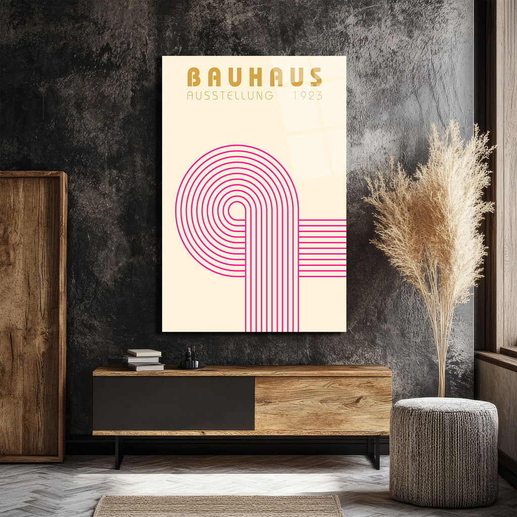 Bauhaus Ausstellung 1923 Modern Sanat Cam Tablo