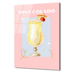 Pina Colada Rüyası: Yaz Esintili Kokteyl Cam Tablo