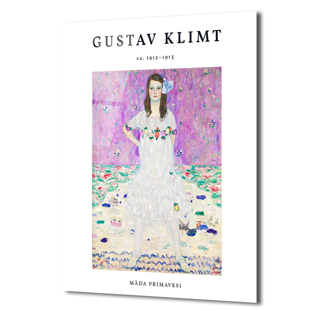 Gustav Klimt: Mäda Primavesi Sanatsal Cam Tablo