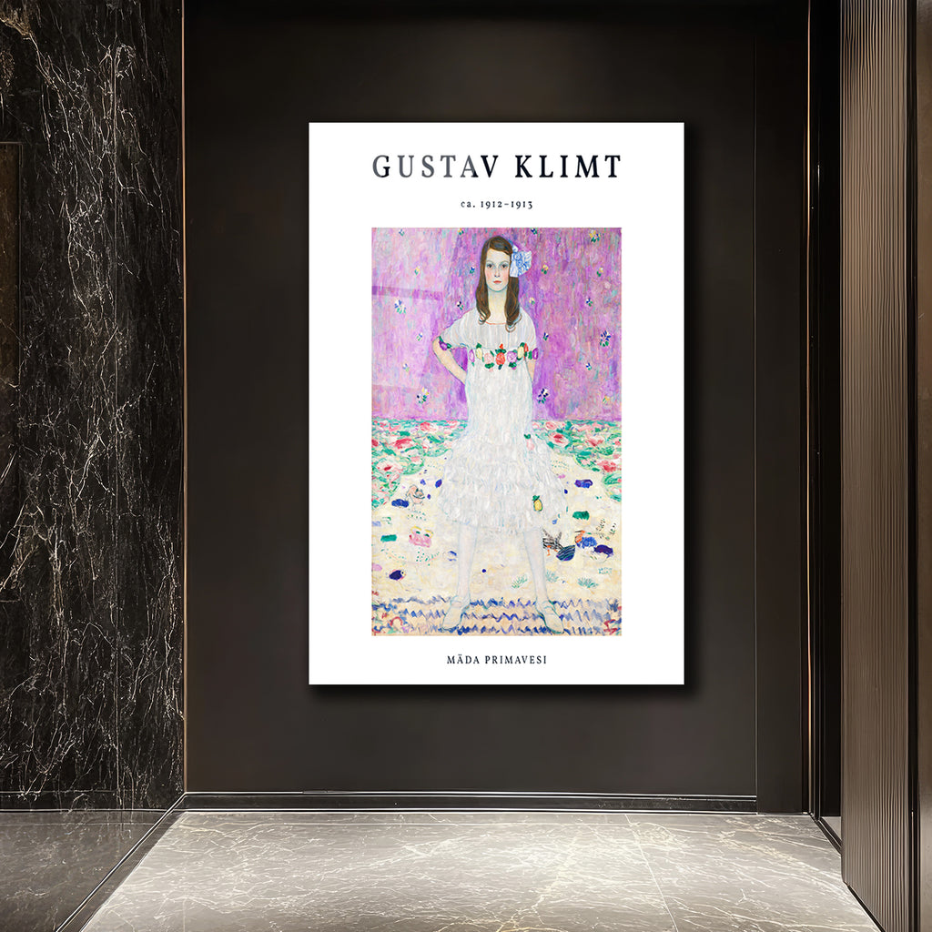 Gustav Klimt: Mäda Primavesi Sanatsal Cam Tablo