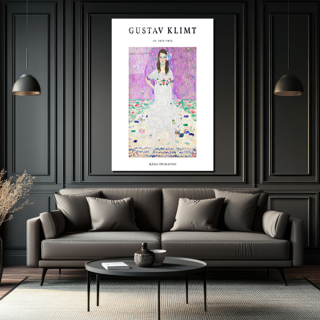 Gustav Klimt: Mäda Primavesi Sanatsal Cam Tablo