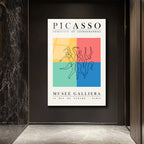 Picasso Dans Figürleri Modern Sanat Cam Tablo