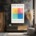 Picasso Dans Figürleri Modern Sanat Cam Tablo