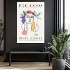 Picasso Savaş ve Barış Modern Sanat Cam Tablo