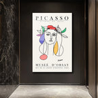 Picasso Savaş ve Barış Modern Sanat Cam Tablo