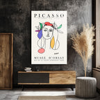 Picasso Savaş ve Barış Modern Sanat Cam Tablo