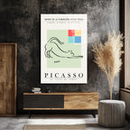 Picasso Esintili El Gato de Pablo Minimalist Kedi Cam Tablo