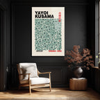 Yayoi Kusama Sonsuzluk Noktaları Modern Sanat Cam Tablo