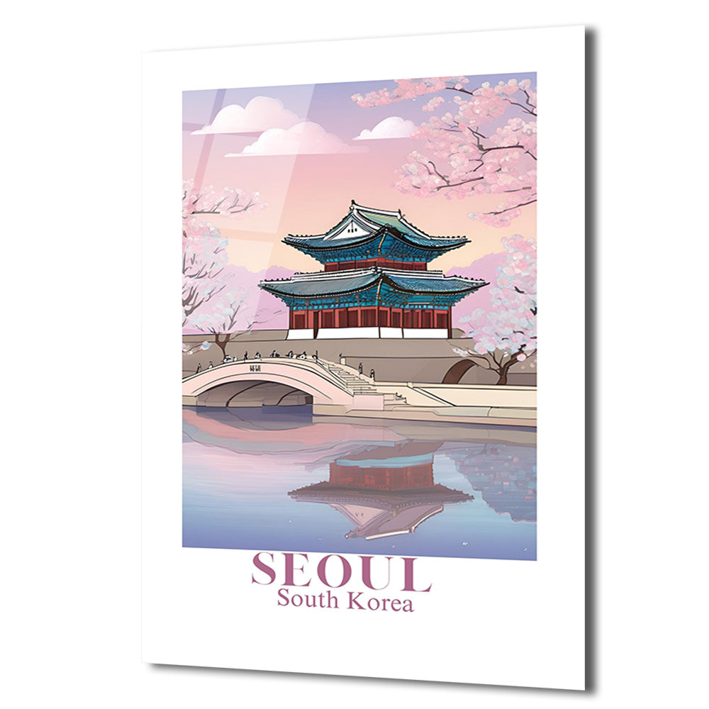 Seul Bahar Esintisi: Gyeongbokgung Sarayı Cam Tablo
