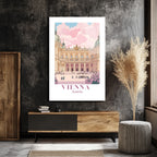 Viyana'nın Büyüsü: Schönbrunn Sarayı Temalı Modern Cam Tablo