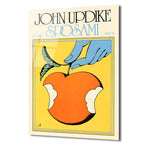John Updike Sposami Vintage Kitap Kapağı Cam Tablo