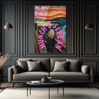 Munch's Scream Pop Art Cam Tablo: Çığlığın Modern Yorumu