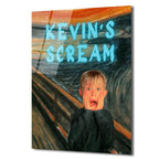 Kevin's Scream Temalı Pop Art Cam Tablo | Modern Duvar Sanatı