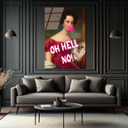 Oh Hell No! Asi Klasik Cam Tablo