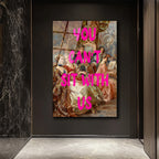 Klasik Zarafet ve Asi Ruh: You Can't Sit With Us Cam Tablo