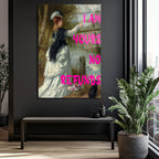 I Am Yours No Refunds Romantik Pop Art Cam Tablo
