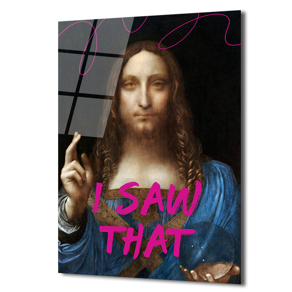I Saw That Salvator Mundi Pop Art Cam Tablo