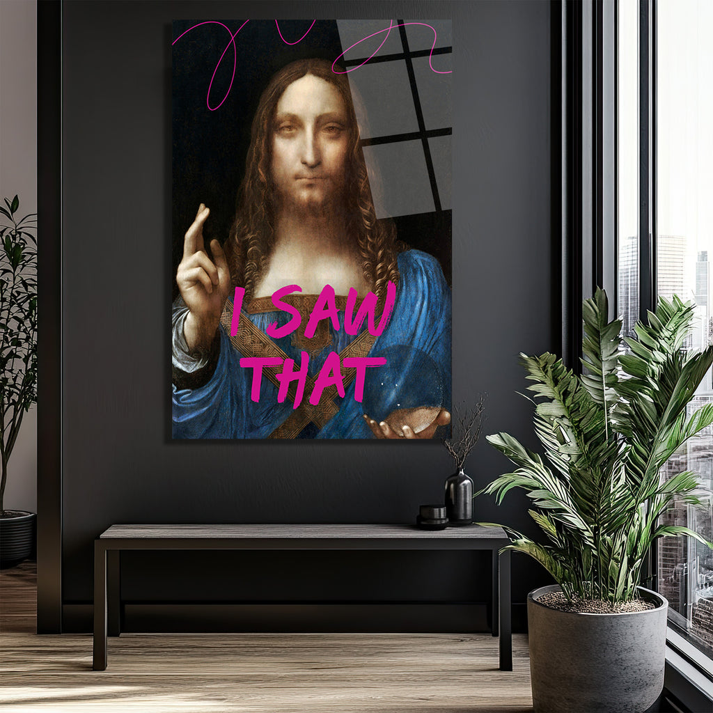 I Saw That Salvator Mundi Pop Art Cam Tablo