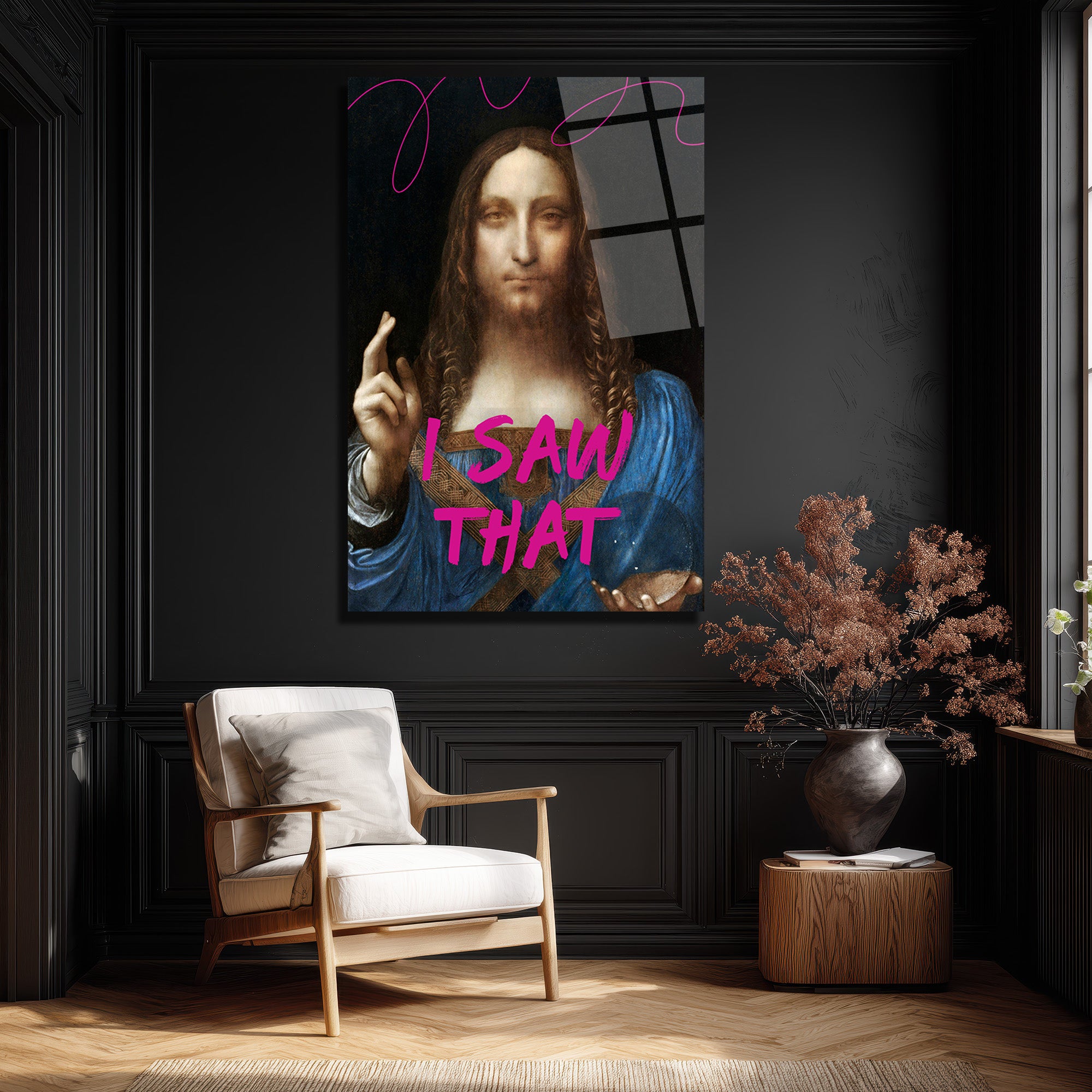 I Saw That Salvator Mundi Pop Art Cam Tablo